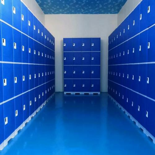 批发超市电子式存包柜储物柜寄存柜电子存包柜防水abs泳池更衣柜